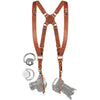 Tan Dual Camera Harness
