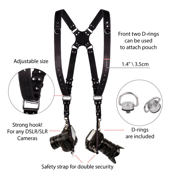 Dual harness black Used - Coiro Shop