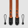 Slim Leather Camera Strap Padded with Quick Release