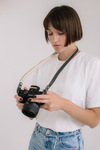 Minimalist Padded Camera Strap Black