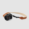 Padded Leather Camera Strap with Quick Release