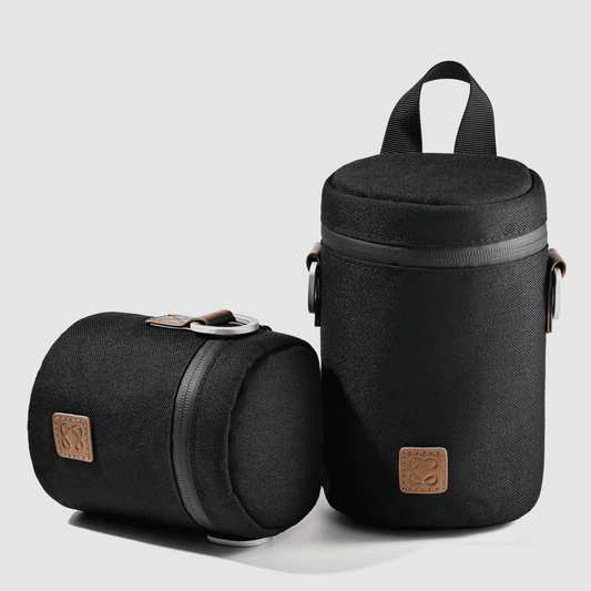 Premium Camera Lens Case with Quick Release Strap