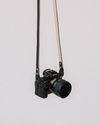 Minimalist Padded Camera Strap Black