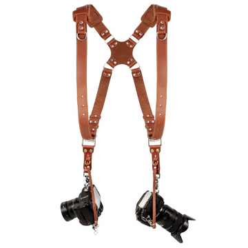 Tan Padded Camera Harness