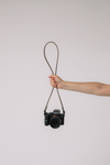 Minimalist Padded Camera Strap Black