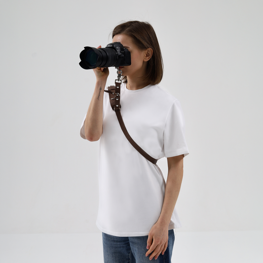 Single Camera Strap Brown
