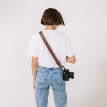 Deluxe Camera Strap Brown