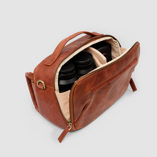 Camera Sling Leather Bag