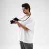 Slim Leather Camera Strap Padded with Quick Release
