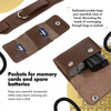 Single Utility Camera Sling With Pockets Brown