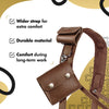 Single Utility Camera Sling With Pockets Brown