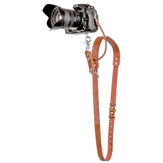 Leather camera sling shop