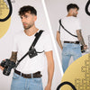 Single Utility Camera Sling With Pockets Black