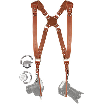 Tan Padded Camera Harness