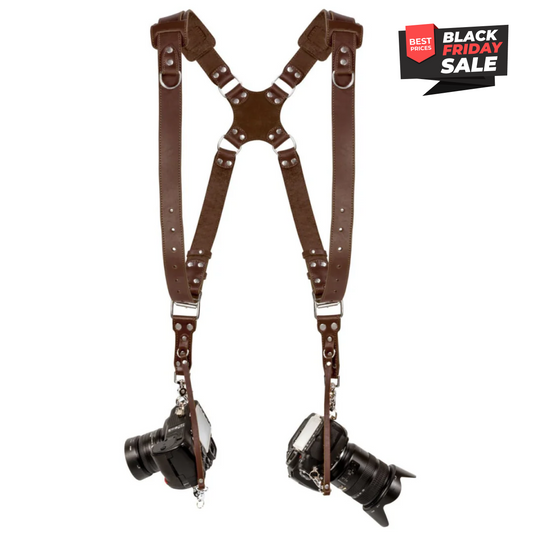 Brown Padded Camera Harness