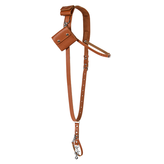 Single Utility Camera Sling With Pockets (Tan)