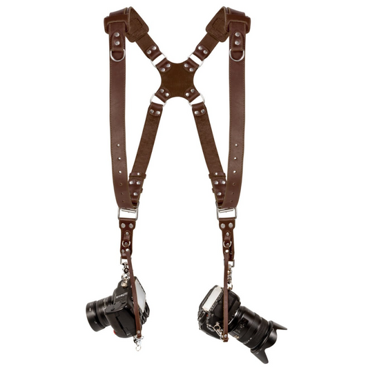 Brown Padded Camera Harness