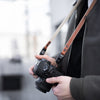 Slim Leather Camera Strap Padded with Quick Release