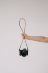 Minimalist Padded Camera Strap Brown