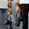 Slim Leather Camera Strap Padded with Quick Release