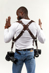 Brown Padded Camera Harness