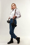 Slim Brown Dual harness with Padded Shoulder