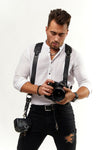 Black Padded Camera Harness