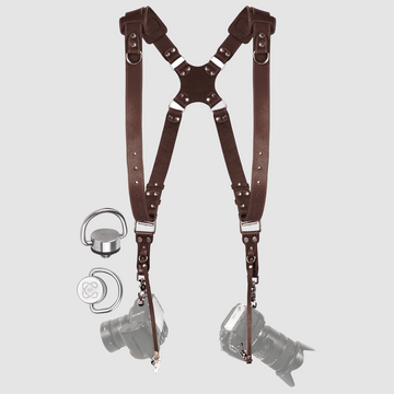 Brown Padded Camera Harness