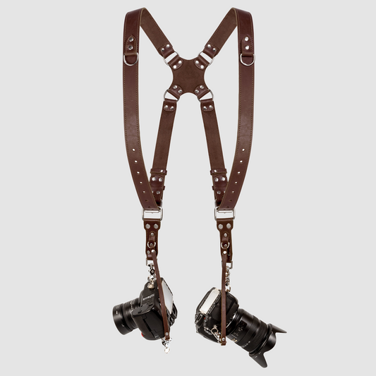 Brown Dual Camera Harness Used