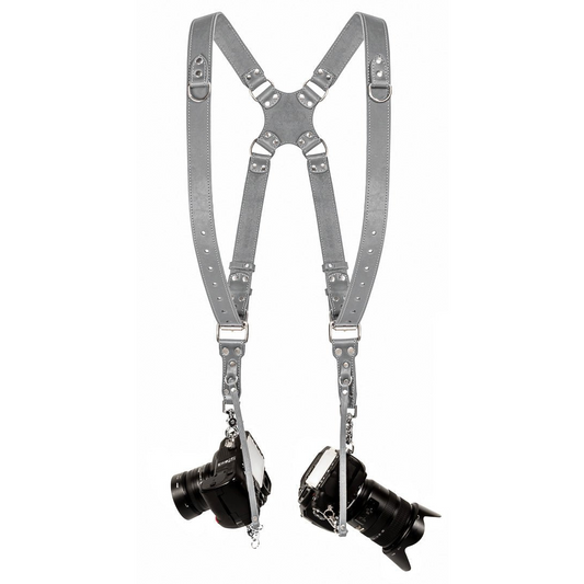 Grey Dual Camera Harness