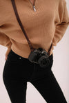 Minimalist Camera Strap Brown