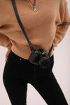 Minimalist Camera Strap Black