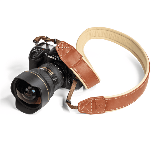 Neck Strap Padded Tan