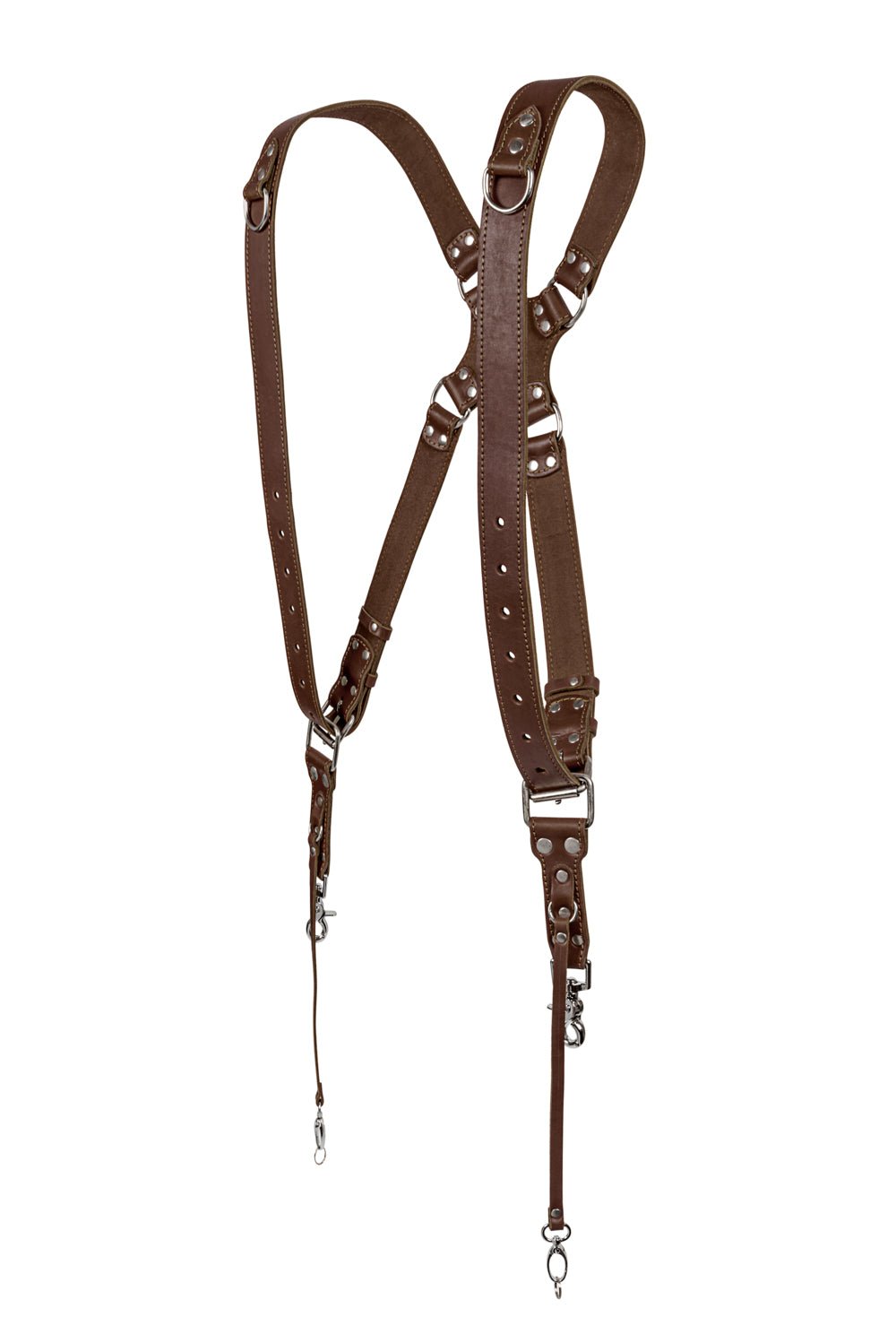 Brown Dual Camera Harness - Coiro Shop