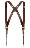 Brown Dual Camera Harness - Coiro Shop