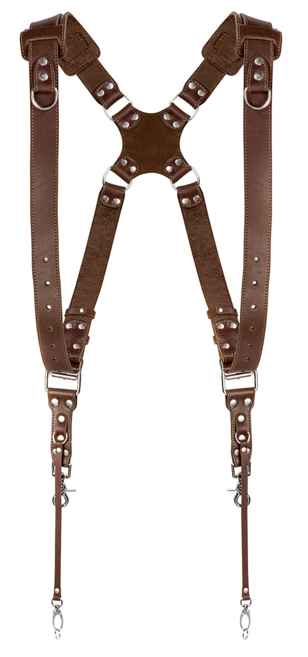 Brown Padded Camera Straps - Coiro Shop