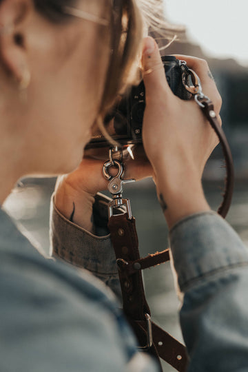 Single Camera Strap (Brown) - Coiro Shop